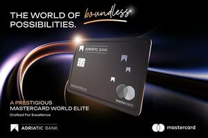Adriatic Bank predstavlja prvu Mastercard World Elite platnu...