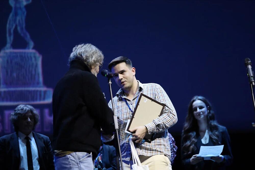 Kusturica i Milatović na dodjeli nagrada u Moskvi, Foto: Privatna arhiva