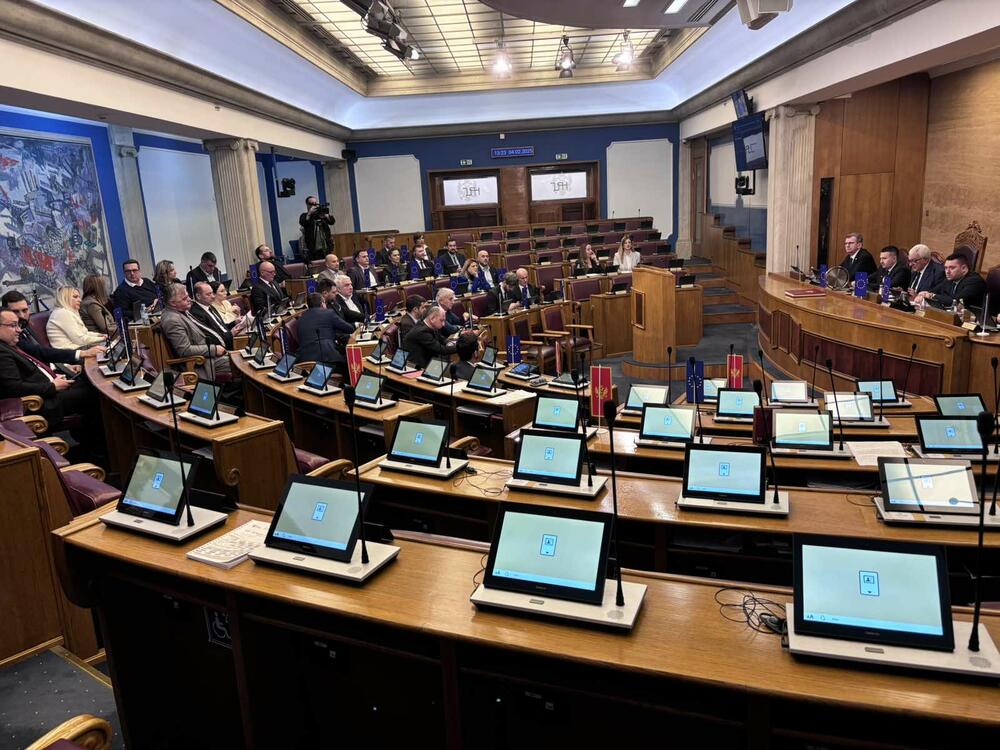 sjednica Skupštine, Skupština Crne Gore