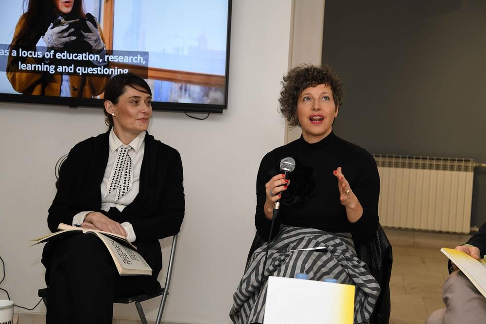 Sa predstavljanja magazina &bdquo;Između nas: Rad u umjetnosti&ldquo;, Foto: MSUCG