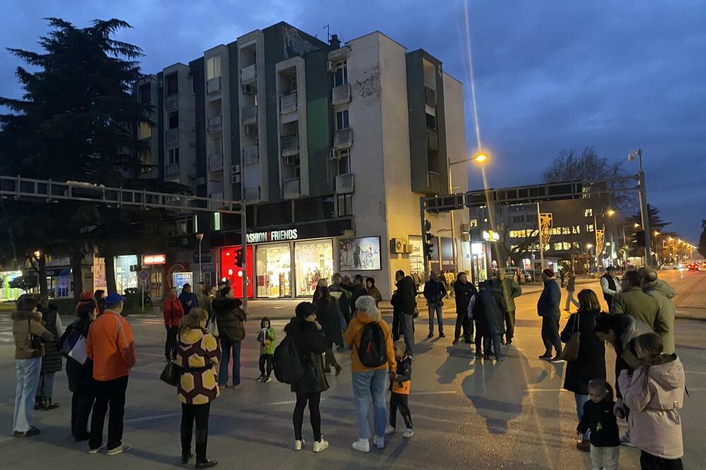 Sa blokade u Baru, Foto: Marija Pešić