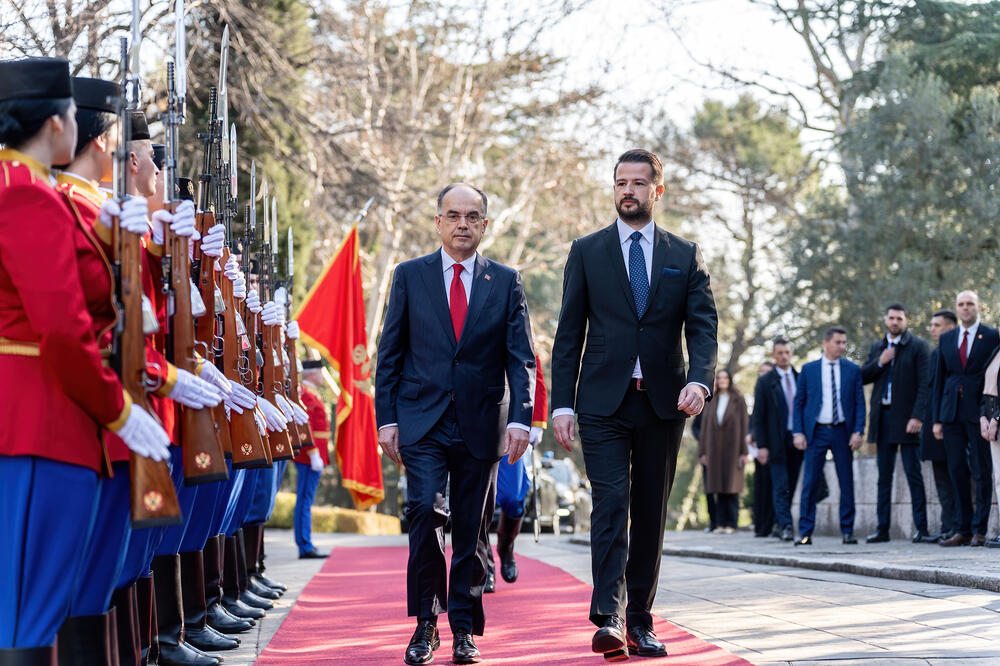 Begaj i Milatović, Foto: Kancelarija za odnose s javnošću predsjednika Crne Gore