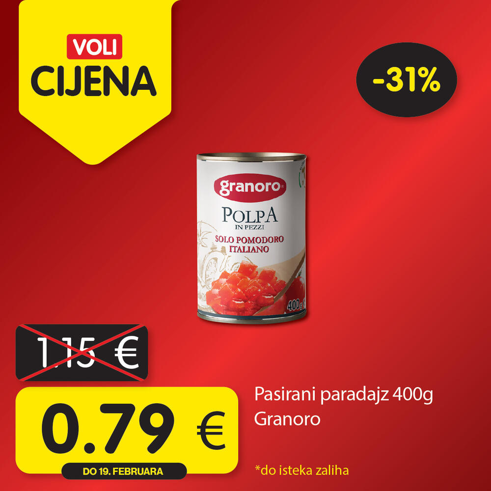 <p>Uštedite kupujući po najpovoljnijim Voli cijenama! Potražite omiljene iz novog kruga akcijskih proizvoda, u svim VOLI i Naš diskont marketima.</p>