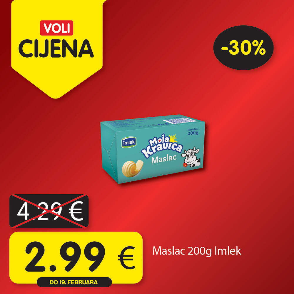 <p>Uštedite kupujući po najpovoljnijim Voli cijenama! Potražite omiljene iz novog kruga akcijskih proizvoda, u svim VOLI i Naš diskont marketima.</p>