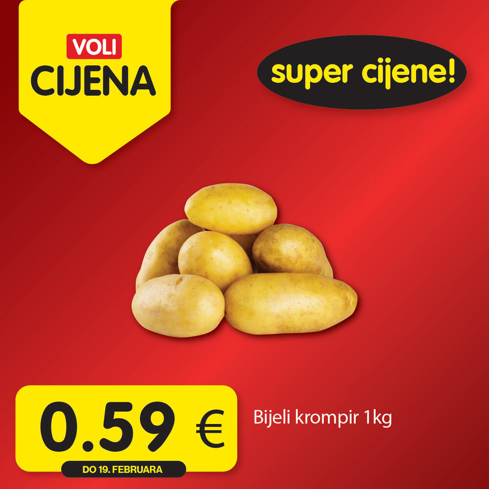 <p>Uštedite kupujući po najpovoljnijim Voli cijenama! Potražite omiljene iz novog kruga akcijskih proizvoda, u svim VOLI i Naš diskont marketima.</p>