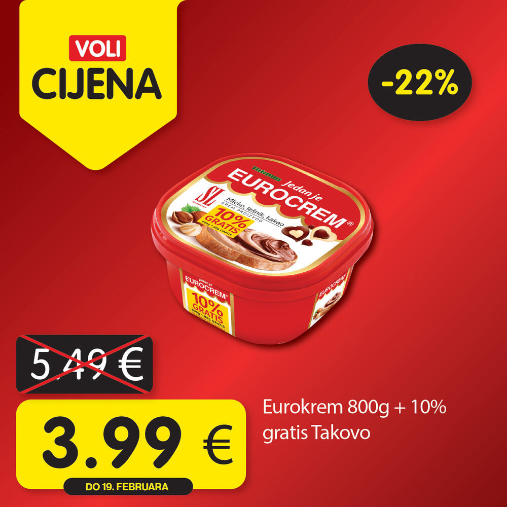 <p>Uštedite kupujući po najpovoljnijim Voli cijenama! Potražite omiljene iz novog kruga akcijskih proizvoda, u svim VOLI i Naš diskont marketima.</p>