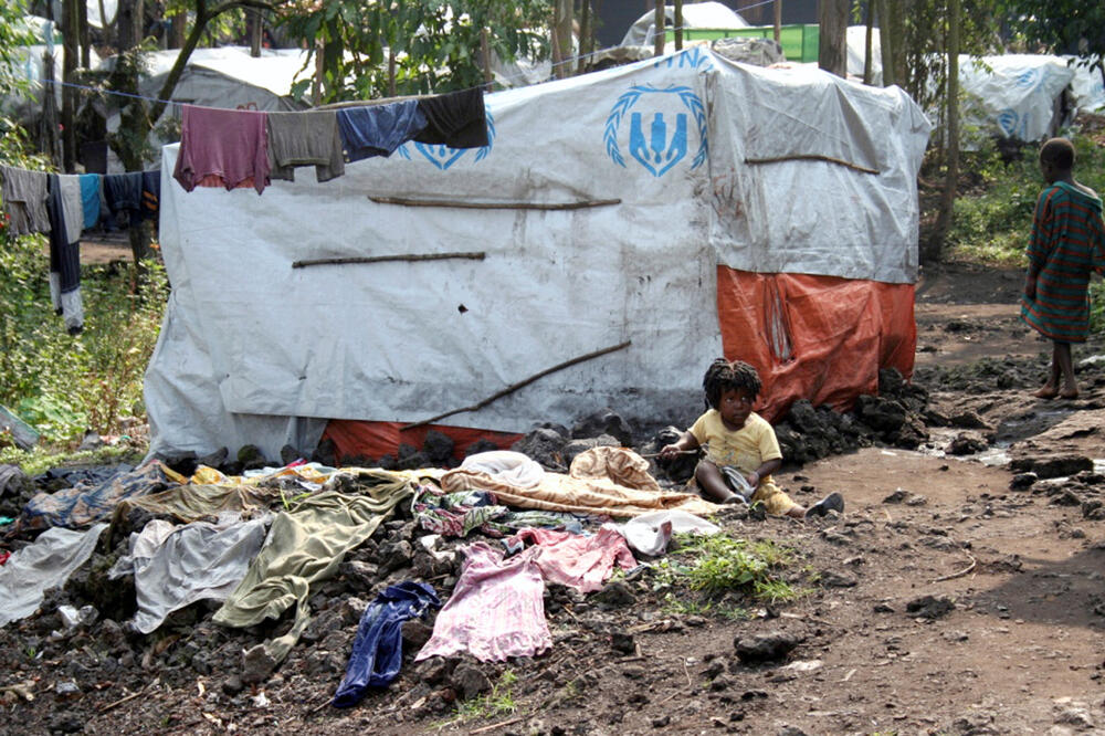 Kamp za raseljena lica izvan istočnog grada Goma., Foto: REUTERS