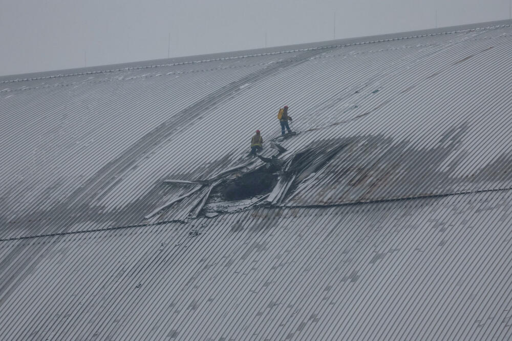 Detalj nakon napada na nuklearnu elektranu u Černobilju, Foto: Reuters