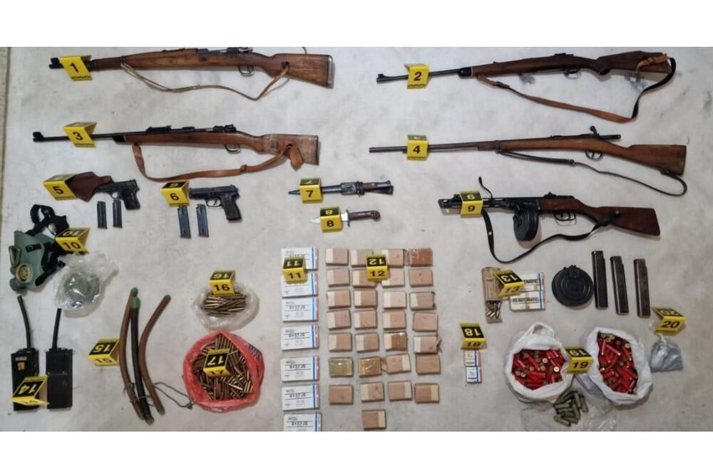 Oduzeto oružje, Foto: Uprava policije