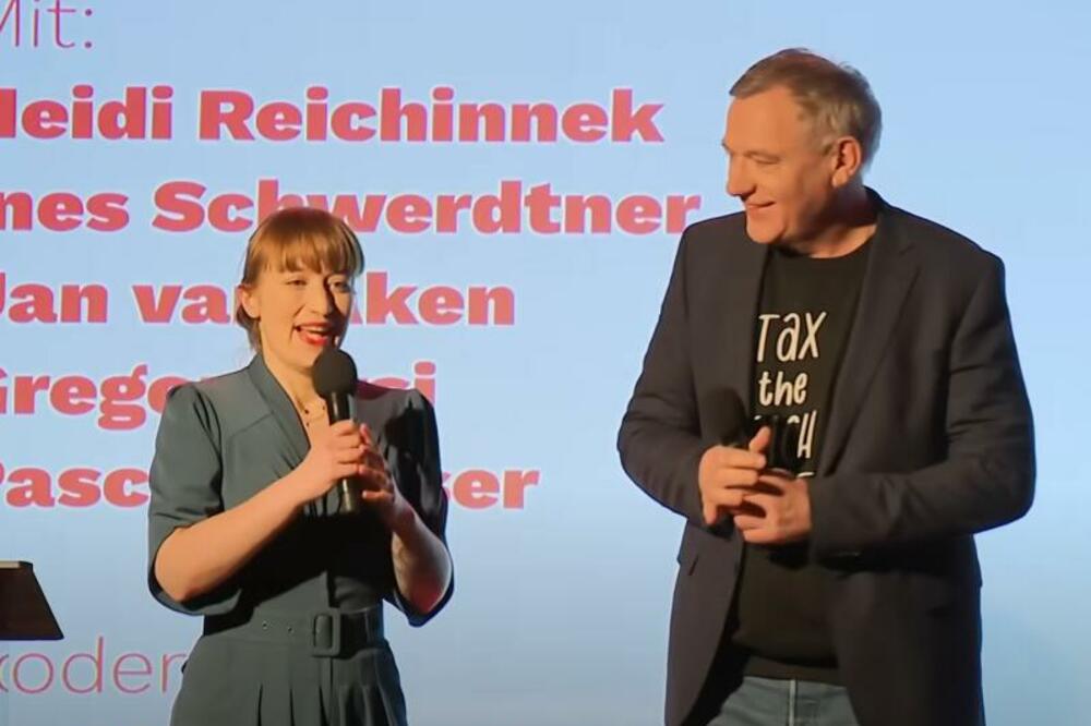 Hajdi Rajhinek i Jan van Aken, Foto: Printscreen YouTube