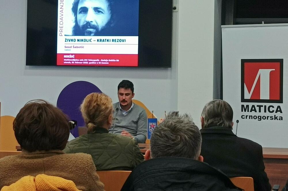 Sa predavanja u Nikšiću, Foto: Matica crnogorska