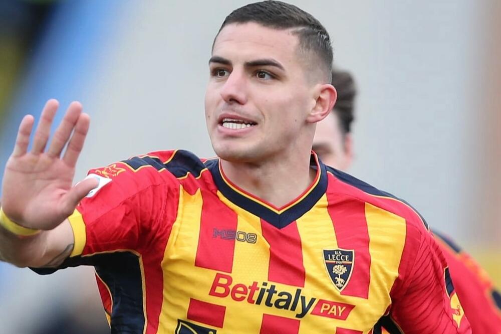 Krstović, Foto: U.S. Lecce/X