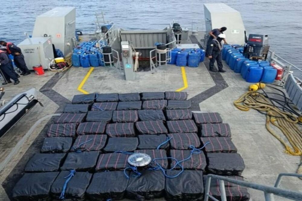 Droga pronađena na plovilu, Foto: Policija Ekvador