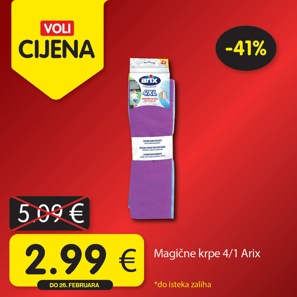 <p>Odaberite artikle po specijalnim cijenama i uštedite vaš kućni budžet.</p>