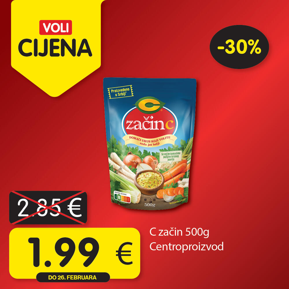 <p>Odaberite artikle po specijalnim cijenama i uštedite vaš kućni budžet.</p>