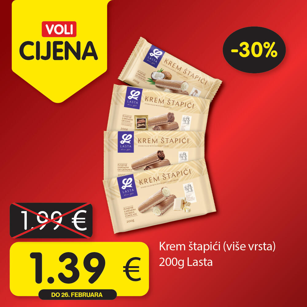 <p>Odaberite artikle po specijalnim cijenama i uštedite vaš kućni budžet.</p>