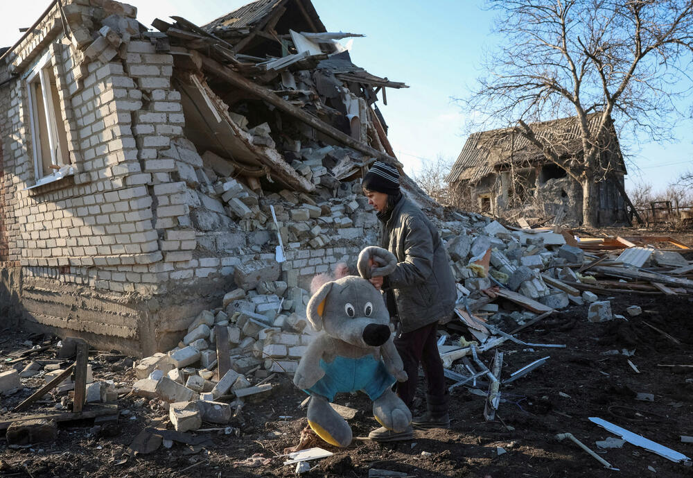 Posljedice ruskih napada na grad Kostjantinjivka u Donjeckoj oblasti