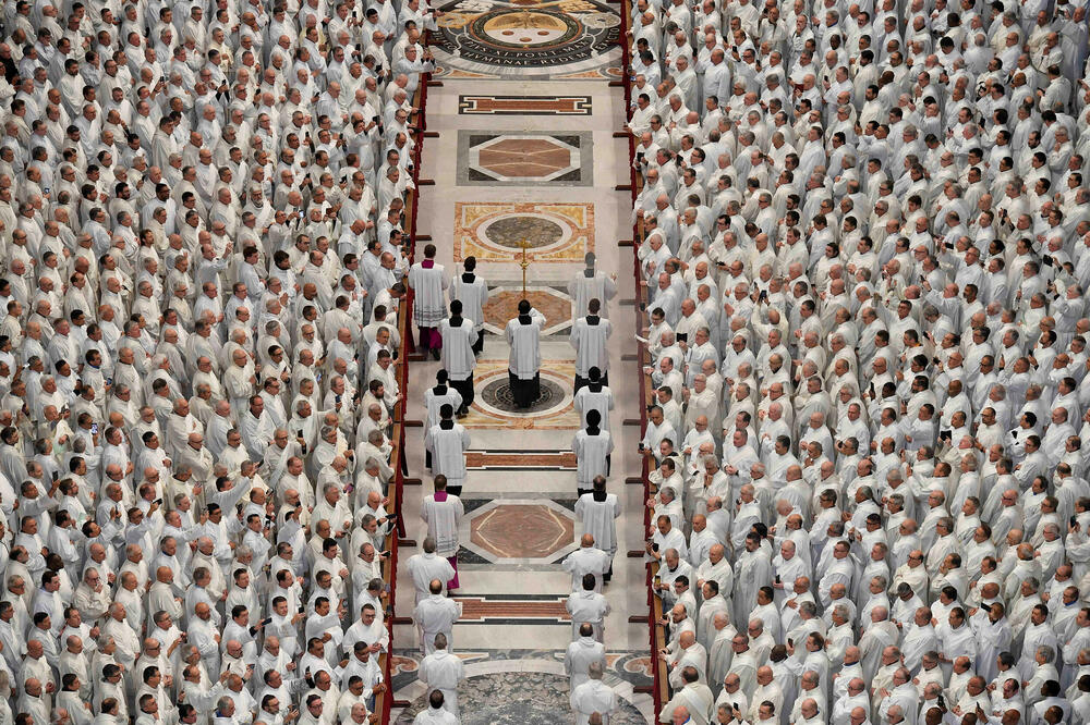 Sa jutrošnje mise u Vatikanu, Foto: Reuters