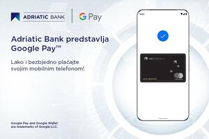 Adriatic Banka omogućava Google Pay plaćanja za svoje klijente
