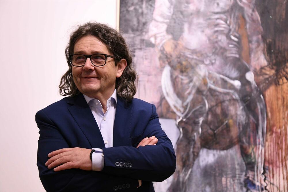 Naod Zorić sinoć u Dvorcu Petrovića, Foto: MSUCG