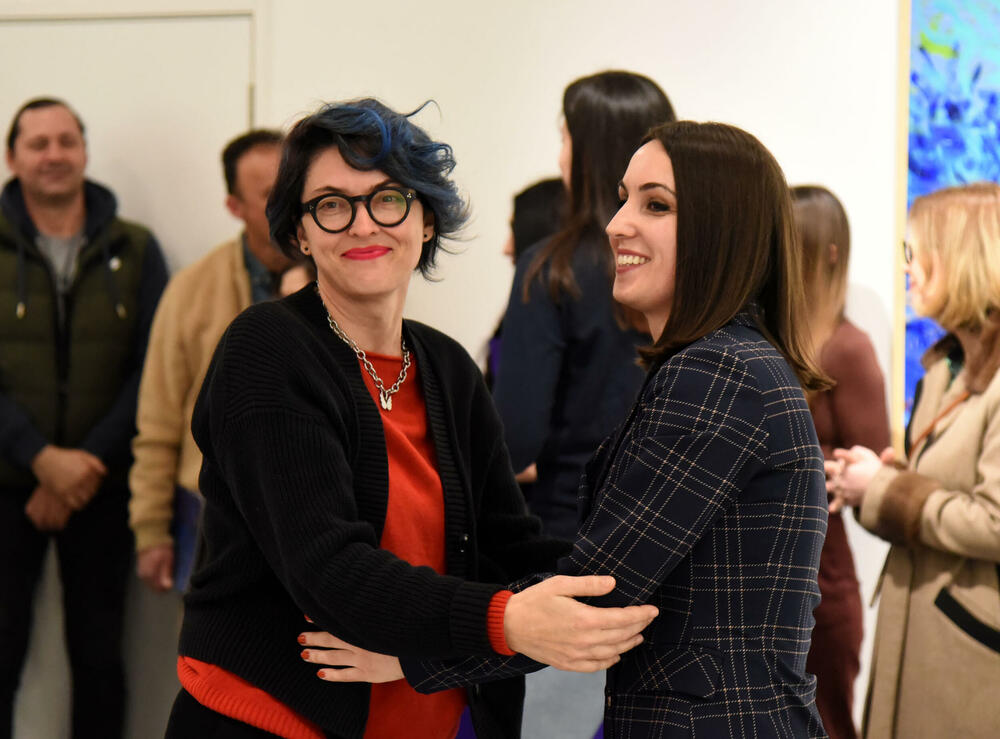 <p>Otvorena izložba Mirjane Marsenić Vujović u podgoričkoj Modernoj galeriji<br />  </p>