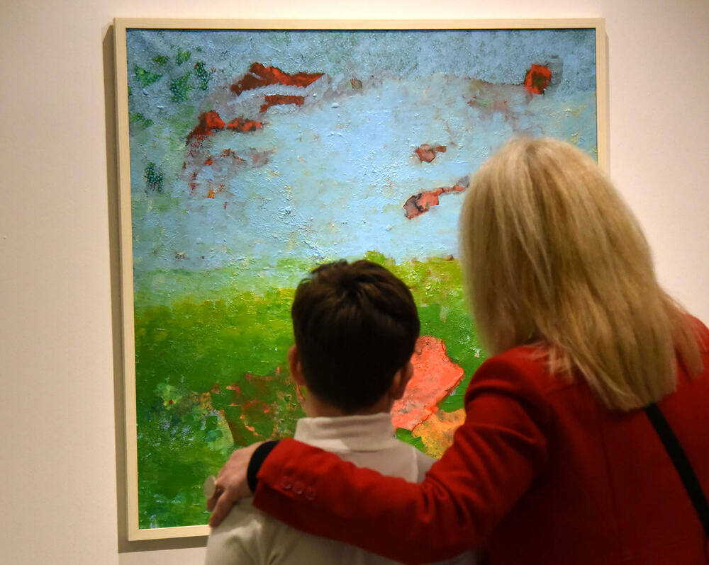 <p>Otvorena izložba Mirjane Marsenić Vujović u podgoričkoj Modernoj galeriji<br />  </p>