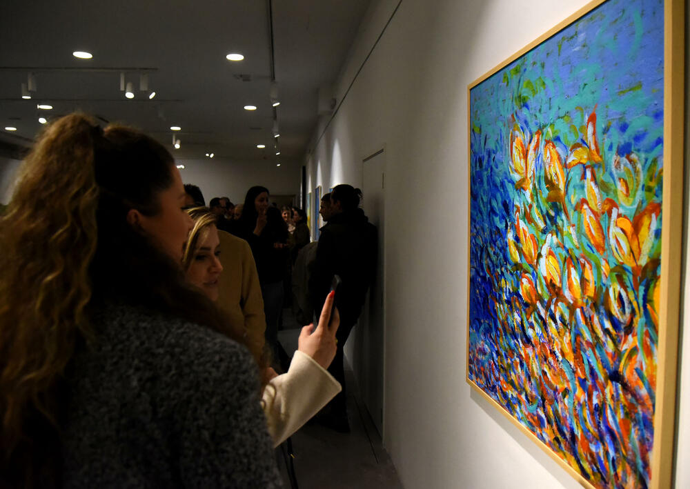 <p>Otvorena izložba Mirjane Marsenić Vujović u podgoričkoj Modernoj galeriji<br />  </p>