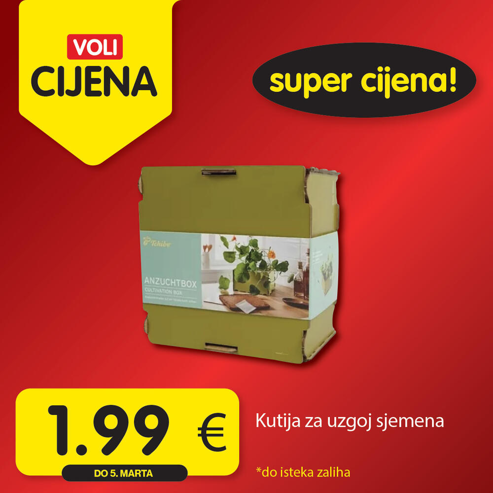 <p><em>Potražite proizvode sa specijalnom oznakom Voli cijena i uštedite vaš kućni budžet.</em></p>