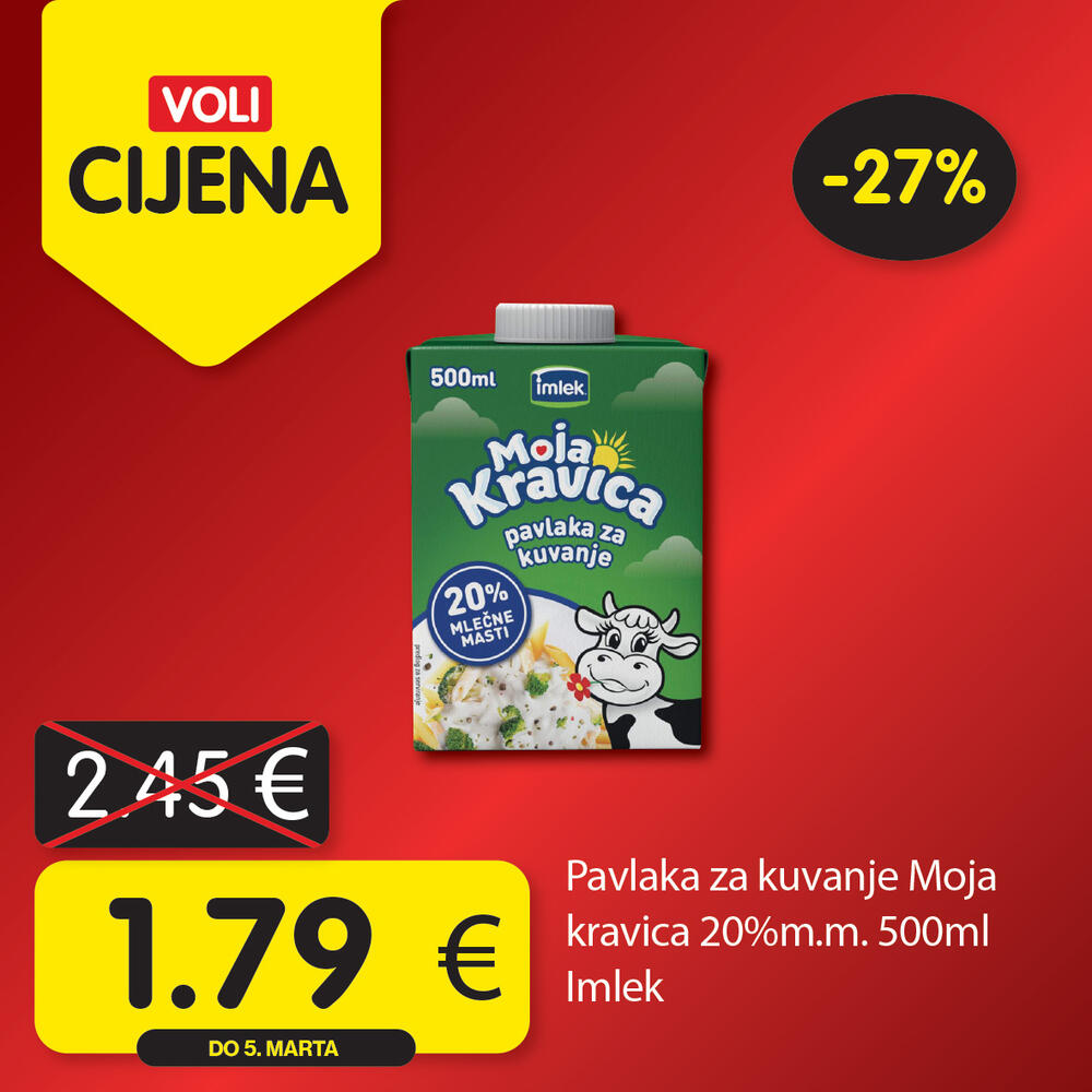<p><em>Potražite proizvode sa specijalnom oznakom Voli cijena i uštedite vaš kućni budžet.</em></p>