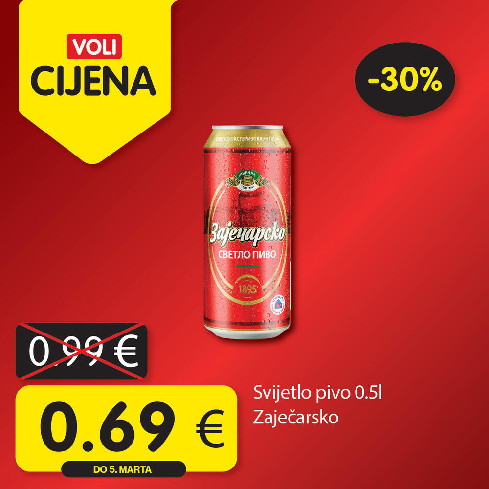 <p><em>Potražite proizvode sa specijalnom oznakom Voli cijena i uštedite vaš kućni budžet.</em></p>