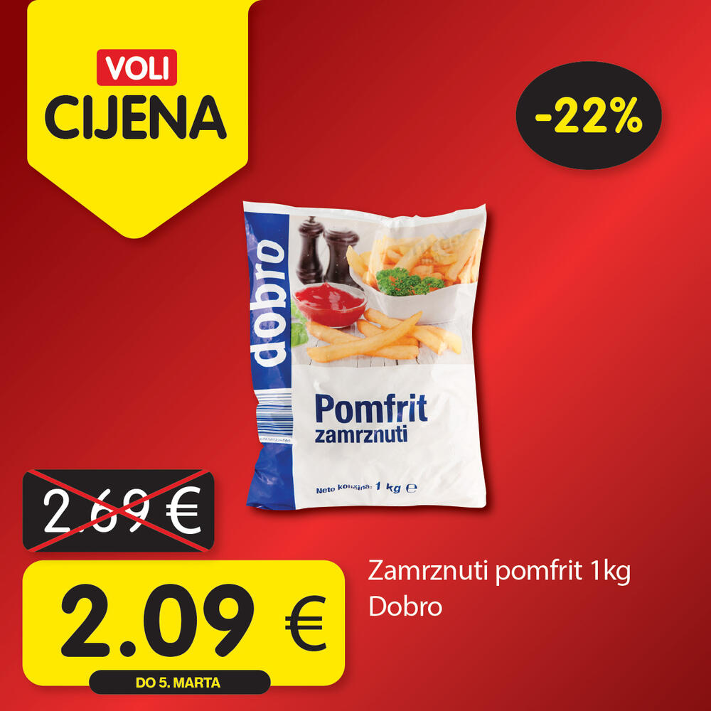 <p><em>Potražite proizvode sa specijalnom oznakom Voli cijena i uštedite vaš kućni budžet.</em></p>