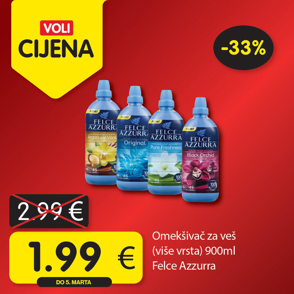<p><em>Potražite proizvode sa specijalnom oznakom Voli cijena i uštedite vaš kućni budžet.</em></p>
