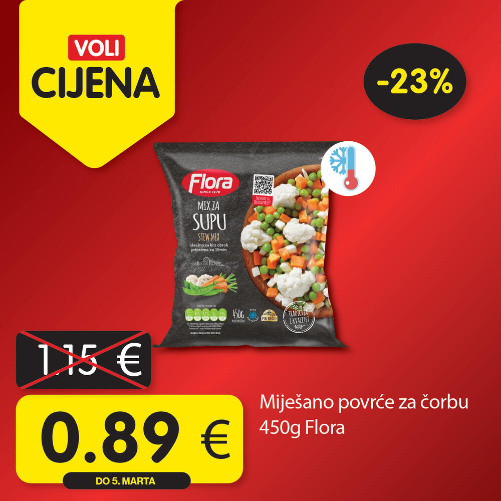 <p><em>Potražite proizvode sa specijalnom oznakom Voli cijena i uštedite vaš kućni budžet.</em></p>