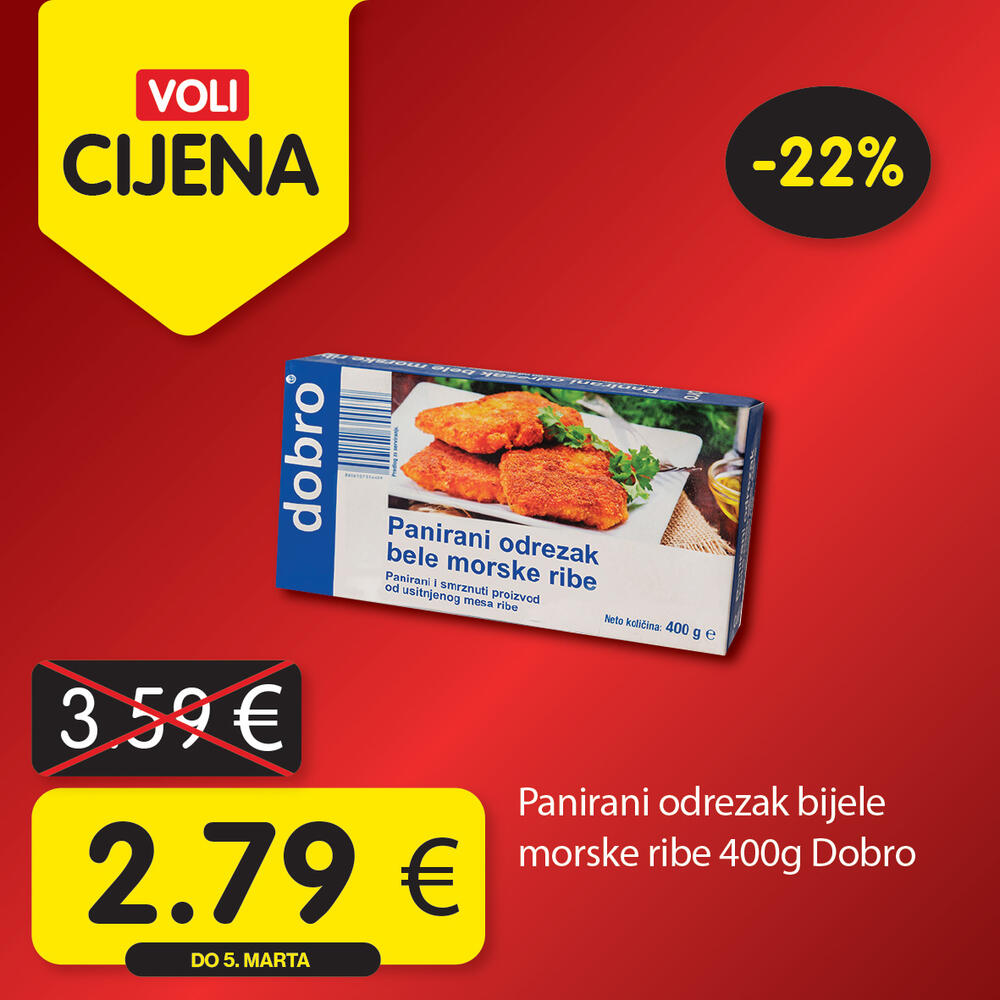 <p><em>Potražite proizvode sa specijalnom oznakom Voli cijena i uštedite vaš kućni budžet.</em></p>