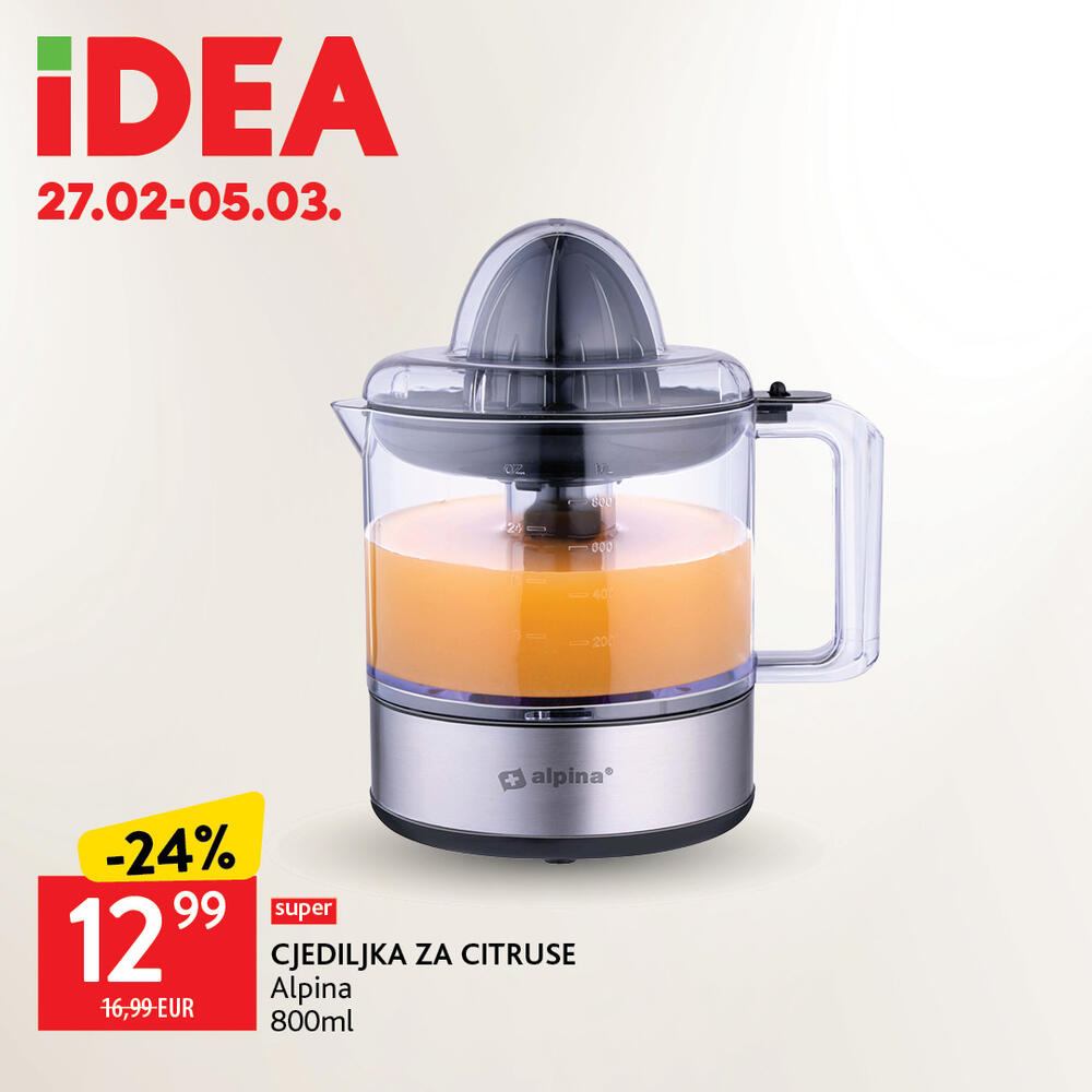 <p>I ove sedmice IDEA vam donosi novi katalog i brojne prilike za povoljniju kupovinu.</p>