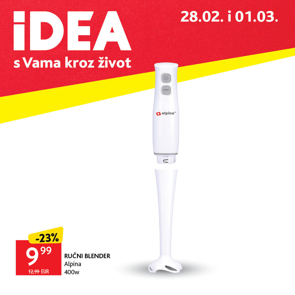 <p>I ove sedmice IDEA vam donosi novi katalog i brojne prilike za povoljniju kupovinu.</p>