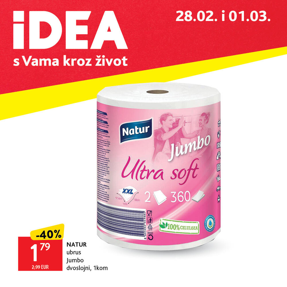 <p>I ove sedmice IDEA vam donosi novi katalog i brojne prilike za povoljniju kupovinu.</p>