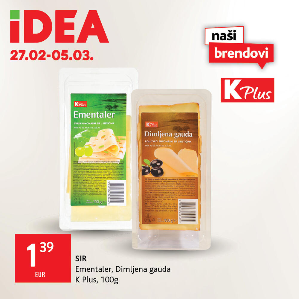 <p>I ove sedmice IDEA vam donosi novi katalog i brojne prilike za povoljniju kupovinu.</p>