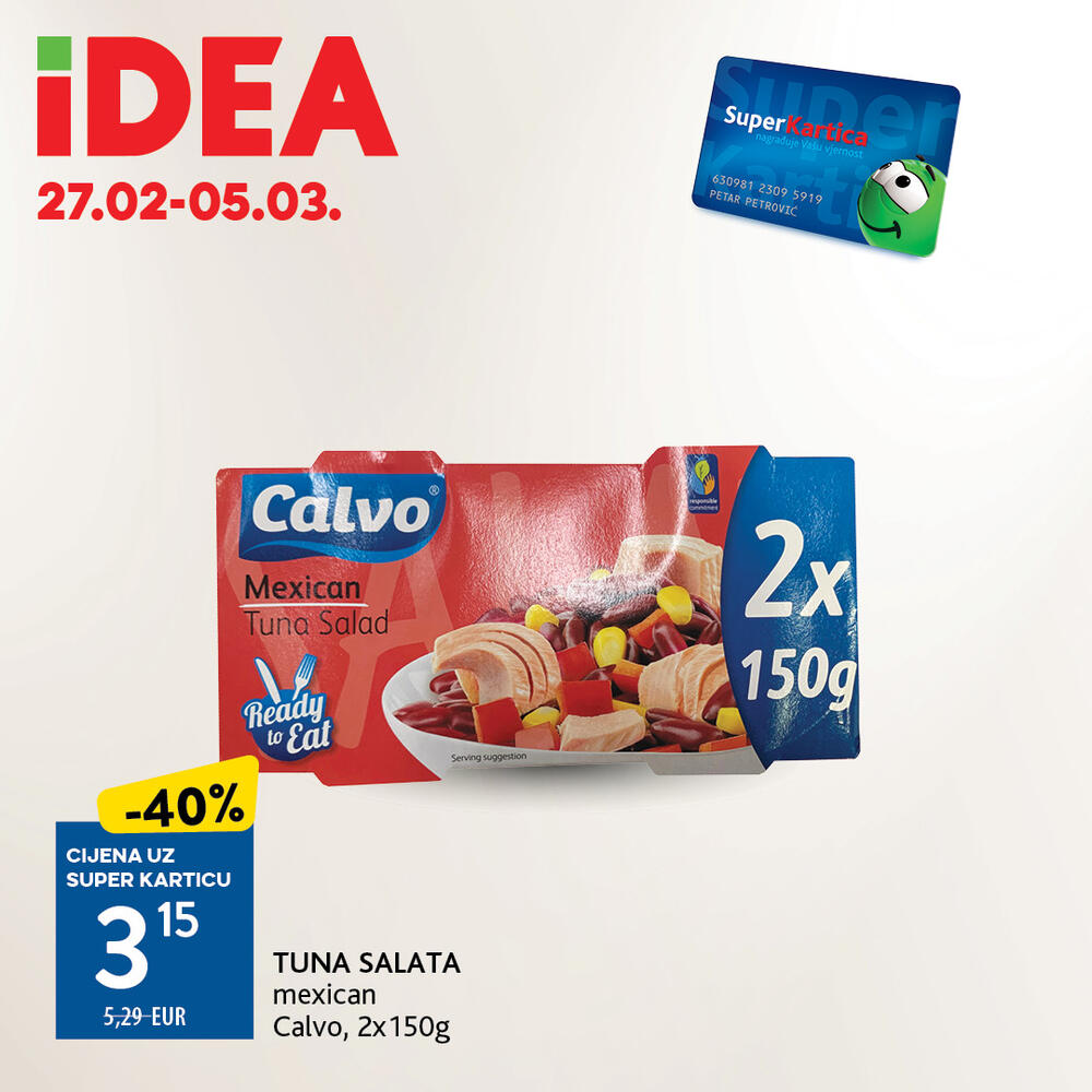 <p>I ove sedmice IDEA vam donosi novi katalog i brojne prilike za povoljniju kupovinu.</p>