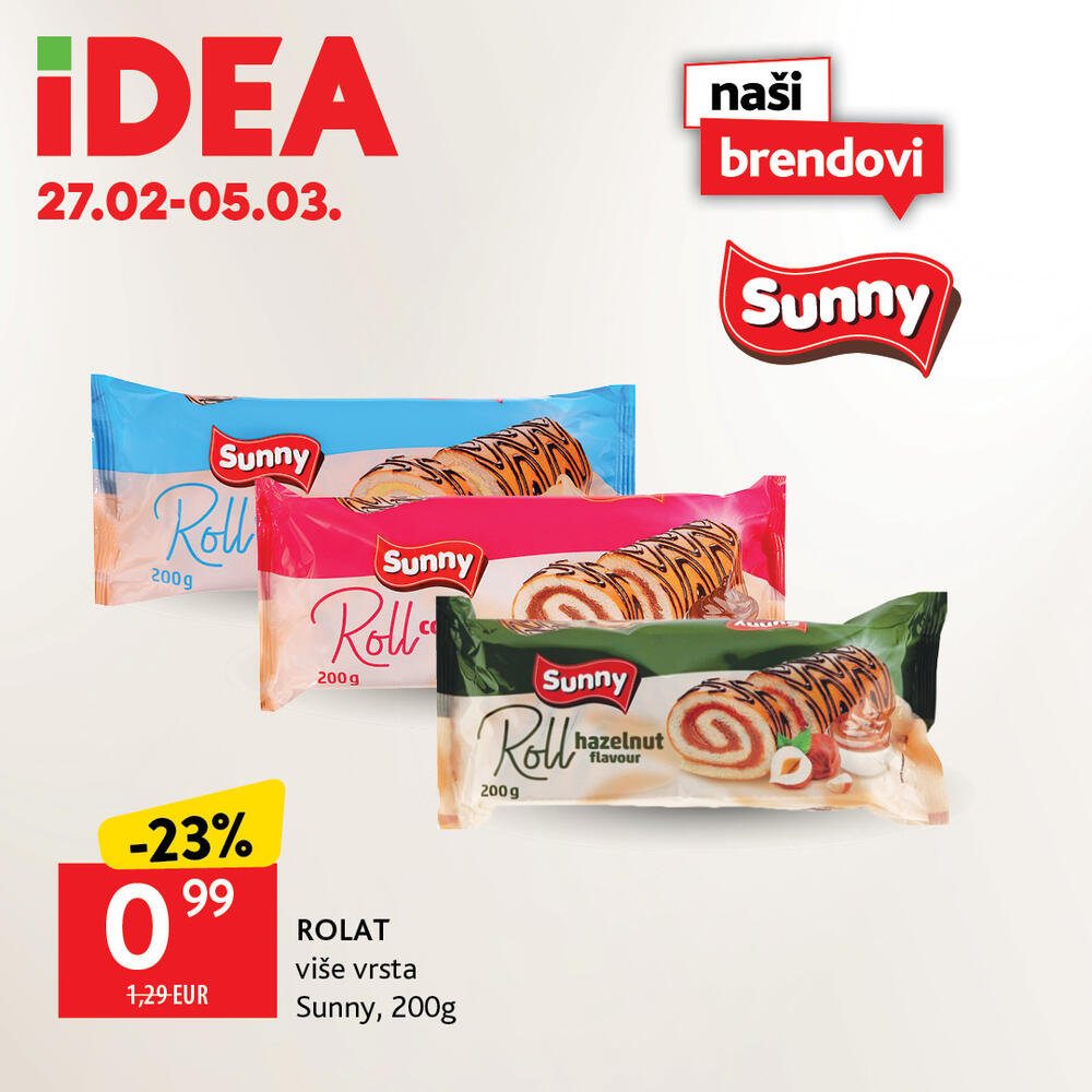 <p>I ove sedmice IDEA vam donosi novi katalog i brojne prilike za povoljniju kupovinu.</p>