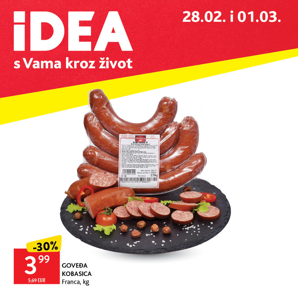 <p>I ove sedmice IDEA vam donosi novi katalog i brojne prilike za povoljniju kupovinu.</p>