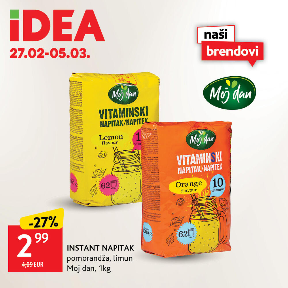 <p>I ove sedmice IDEA vam donosi novi katalog i brojne prilike za povoljniju kupovinu.</p>