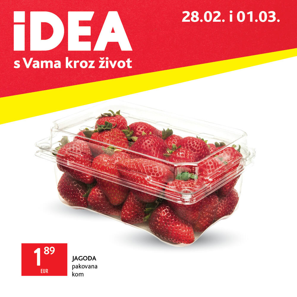 <p>I ove sedmice IDEA vam donosi novi katalog i brojne prilike za povoljniju kupovinu.</p>