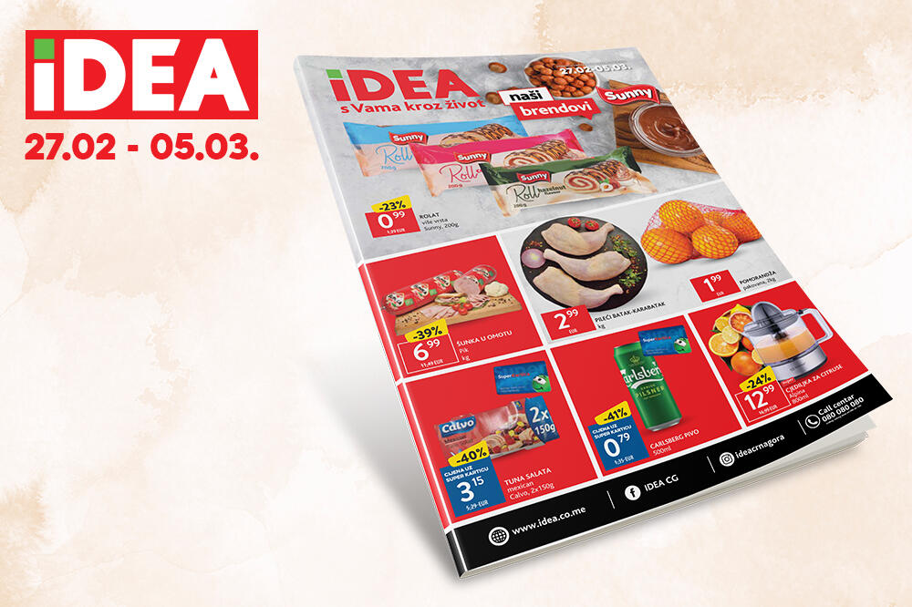 Pogledajte novi nedjeljni IDEA katalog