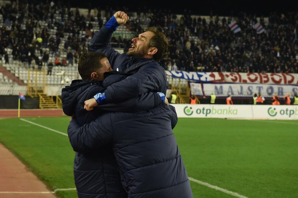 Đalović slavi pobjedu na "Poljudu", Foto: NK Rijeka/Facebook