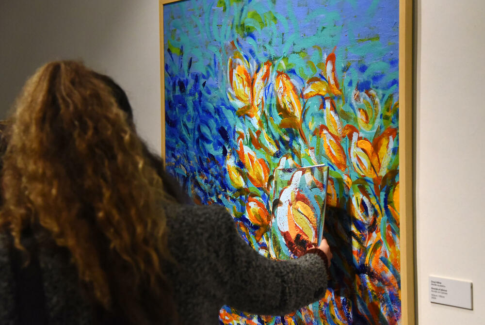 Sa izložbe u Modernoj galeriji