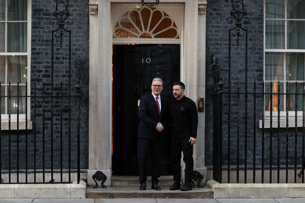 Starmer i Zelenski ispred rezidencije britanskog premijera u Londonu, Foto: Reuters