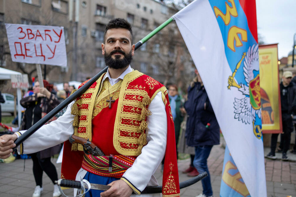 Sa protesta u Nišu, Foto: Reuters