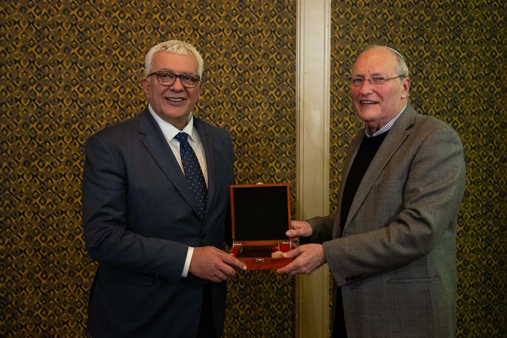 Mandić i Zurof, Foto: Skupština Crne Gore