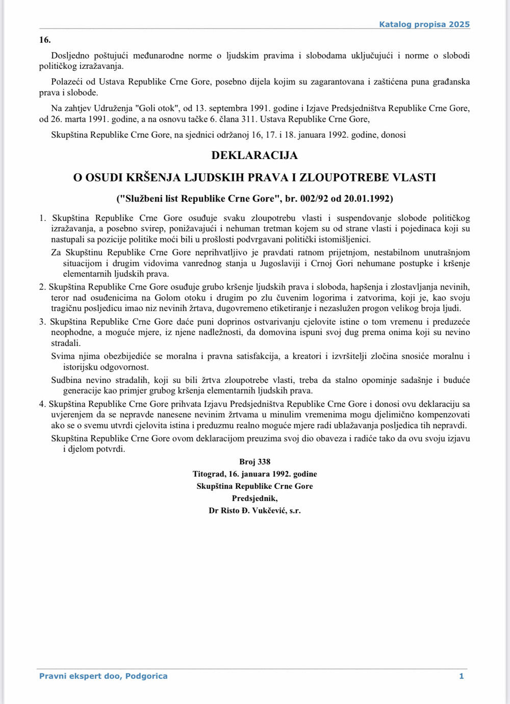 Fotografija koju je dostavio DNP